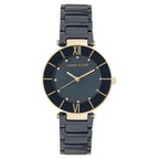 Anne Klein Quartz Analog Blue Dial Ceramic Strap Watch for Women