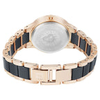 Anne Klein Quartz Analog Blue Dial Ceramic Strap Watch for Women