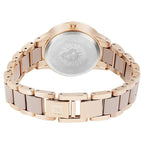 Anne Klein Quartz Analog Brown Dial Ceramic Strap Watch for Women