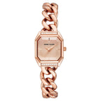 Anne Klein Quartz Analog Rose Gold Dial Rose Gold Metal Strap Watch For Women
