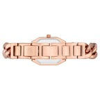 Anne Klein Quartz Analog Rose Gold Dial Rose Gold Metal Strap Watch For Women