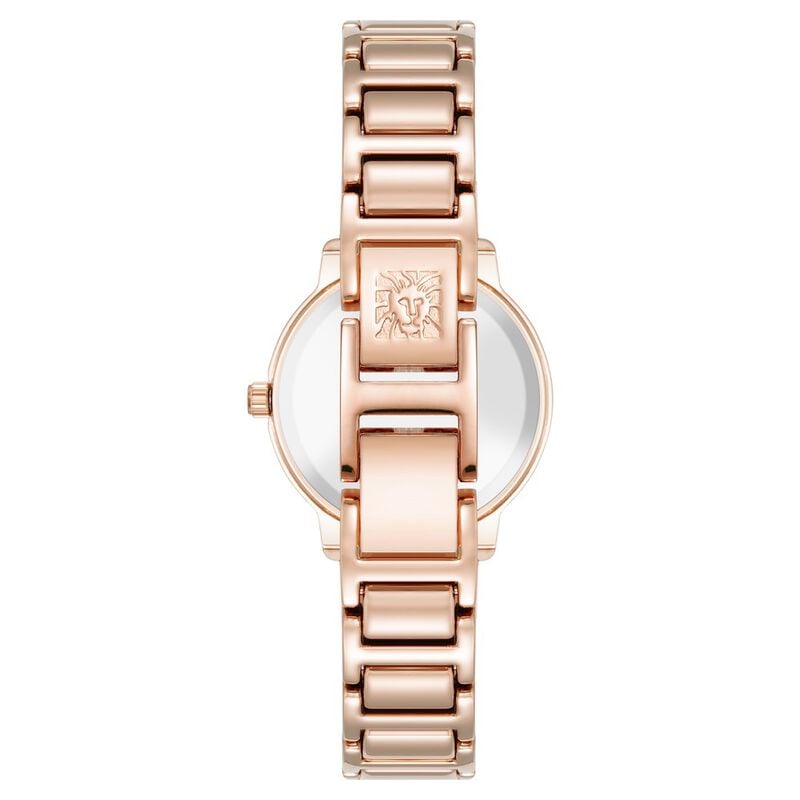 Anne Klein Quartz Analog Mother Of Pearl Dial Metal Strap Watch For Women