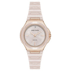 Anne Klein Quartz Analog Mother Of Pearl Dial Ceramic Strap Watch For Women