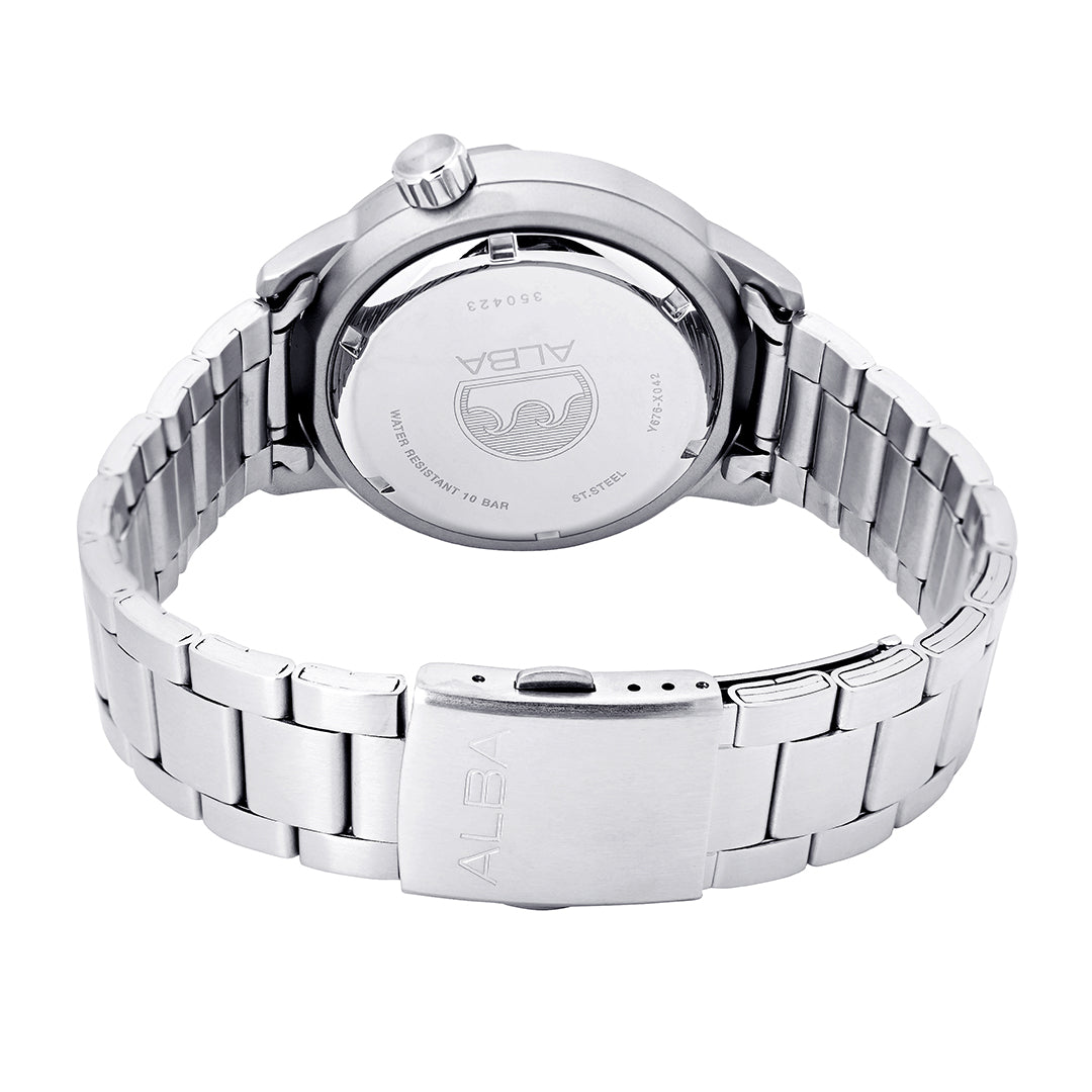 AL4247X1 Blue-Red Rotating Bezel Automatic Watch