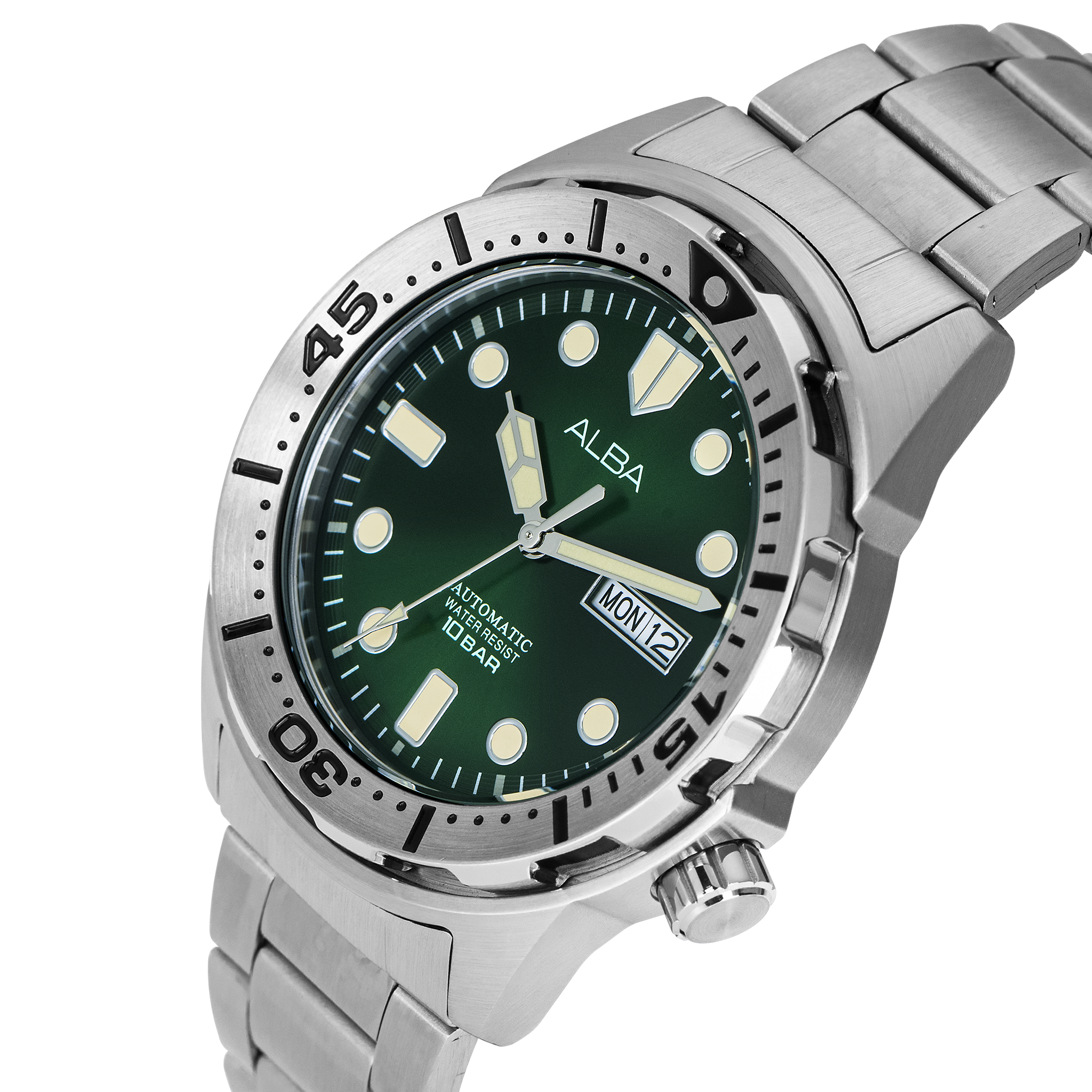 AL4371X1 Green Dial Automatic Watch