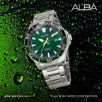 AS9T93X1 Dark Green Dial Quartz Watch