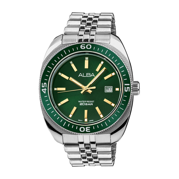 AS9T77X1 Emerald Green Dial Quartz Watch
