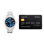 AS9S69X1 Midnight Blue Textured Dial Watch