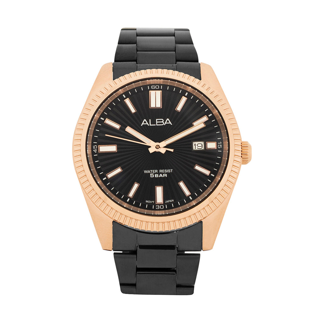 AS9T56X1 Black Textured Dial Watch
