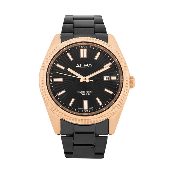 AS9T56X1 Black Textured Dial Watch