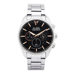 AT3H81X1 Jet Black Dial Chronograph Watch