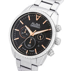AT3H81X1 Jet Black Dial Chronograph Watch