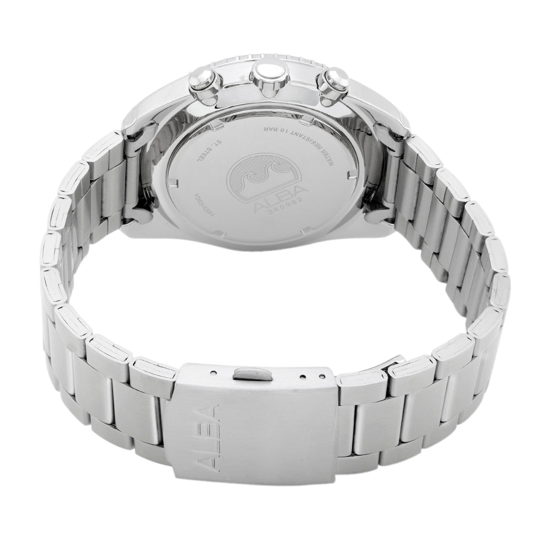AT3J13X1 Green Textured Dial Chronograph Watch