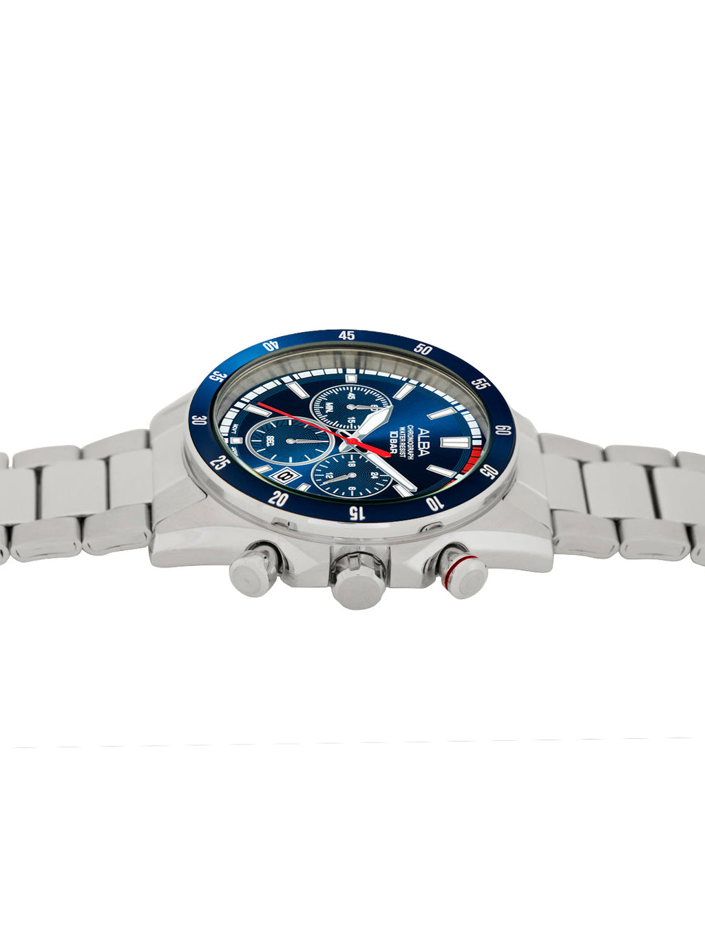 AT3J27X1 Deep Blue Dial Chronograph Watch