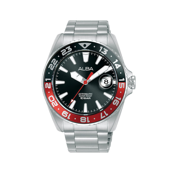 AU4073X1 Dual-Tone Bezel With Black Dial Automatic Watch