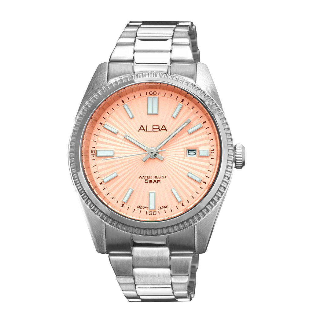 AH7CL5X1 Pale Peach Patterned Dial