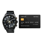 A4B013X1 Black Dial Chronograph Watch
