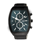AM3999X1 Black Rectangular Dial Chronograph Watch
