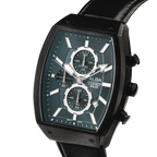 AM3999X1 Black Rectangular Dial Chronograph Watch