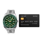AS9T77X1 Emerald Green Dial Quartz Watch