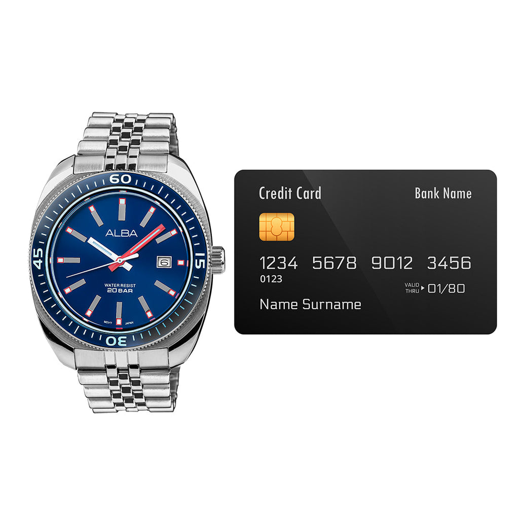 AS9T79X1 Blue Dial Quartz Watch