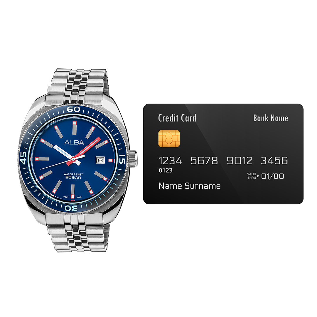 AS9T79X1 Blue Dial Quartz Watch