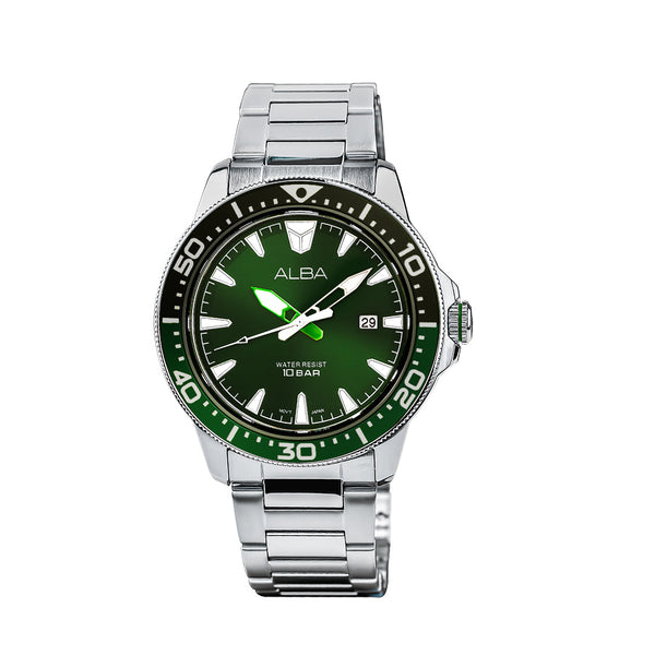 AS9T93X1 Dark Green Dial Quartz Watch