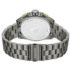 Ducati Quartz Chronograph Green Dial Grey Stainless Steel Strap Watch For Men