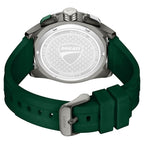 Ducati Quartz Chronograph Black Dial Green Silicone Strap Watch For Men