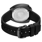 Ducati Quartz Chronograph Black Dial Black Silicone Strap Watch For Men