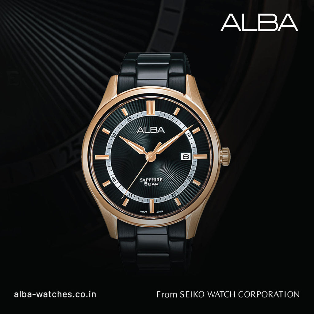 AS9R10X1 Asterix Black Dial Watch