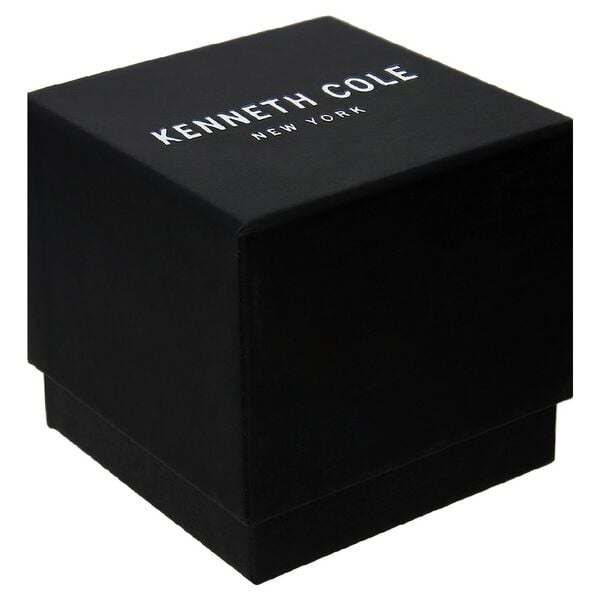 Kenneth Cole Quartz Analog Watch for Couple with Blue Dial Stainless Steel Strap