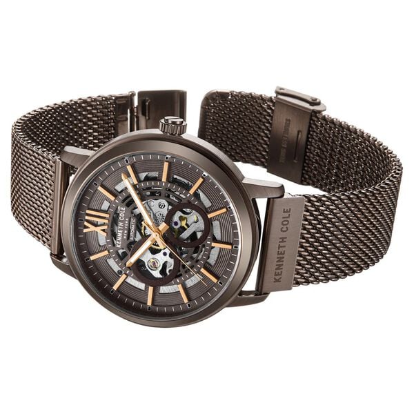 Kenneth Cole Automatic Brown Colour Stainless Steel Strap Watch for Men