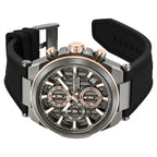 Kenneth Cole Quartz Multifunction Grey Dial Black Colour Silicone Strap Watch for Men