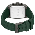 Kenneth Cole Quartz Multifunction Green Dial Green Colour Silicone Strap Watch for Men