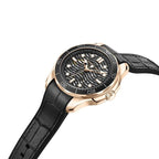 Kenneth Cole Automatic Black Colour Silicone Strap Watch for Men