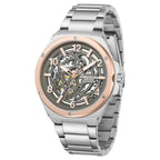 Kenneth Cole Automatic Grey Dial Watch for Men with Stainless Steel Strap