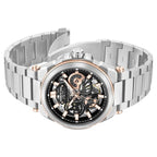 Kenneth Cole Automatic With Self Winding Black Dial Stainless Steel Strap Watch for Men