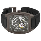 Kenneth Cole Automatic Grey Dial Watch for Men with Silicone Strap