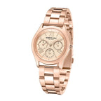 Kenneth Cole Quartz Multifunction Watch for Women with Rose Gold Dial Rose Gold Colour Stainless Steel Strap