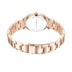 Kenneth Cole Quartz Multifunction Watch for Women with Rose Gold Dial Rose Gold Colour Stainless Steel Strap