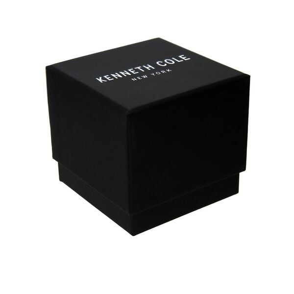 Kenneth Cole Quartz Multifunction Watch for Women with Rose Gold Dial Rose Gold Colour Stainless Steel Strap