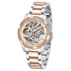 Kenneth Cole Automatic Watch for Women with Rose Gold Dial Rose Gold Colour Stainless Steel Strap