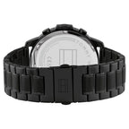 Tommy Hilfiger Quartz Multifunction Watch for Men Black Dial with Stainless Steel Strap