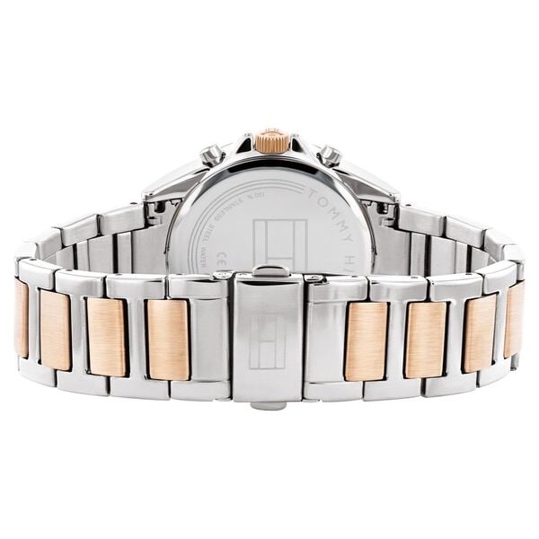 Tommy Hilfiger Quartz Multifunction Watch for Women with Grey Dial Two Toned Colour Stainless Steel Strap