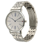 Tommy Hilfiger Quartz Analog Watch for Men White Dial with Stainless Steel Strap