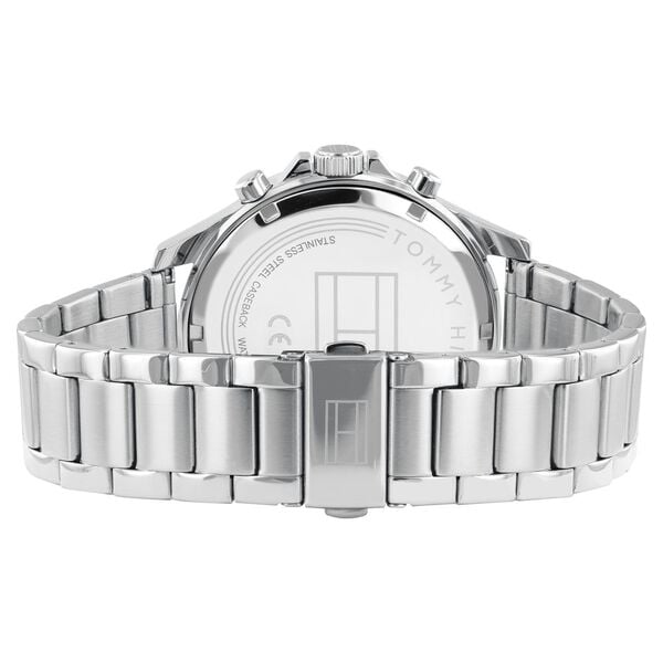 Tommy Hilfiger Quartz Multifunction Watch for Men Blue Dial with Stainless Steel Strap