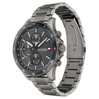 Tommy Hilfiger Quartz Multifunction Watch for Men Grey Dial with Stainless Steel Strap