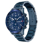 Tommy Hilfiger Quartz Multifunction Watch for Men Blue Dial with Stainless Steel Strap
