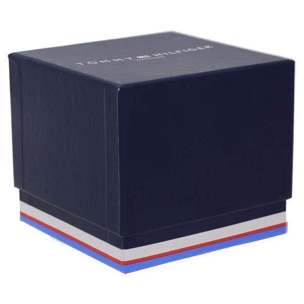 Tommy Hilfiger Quartz Analog Blue Dial Watch for Men with Stainless Steel Strap
